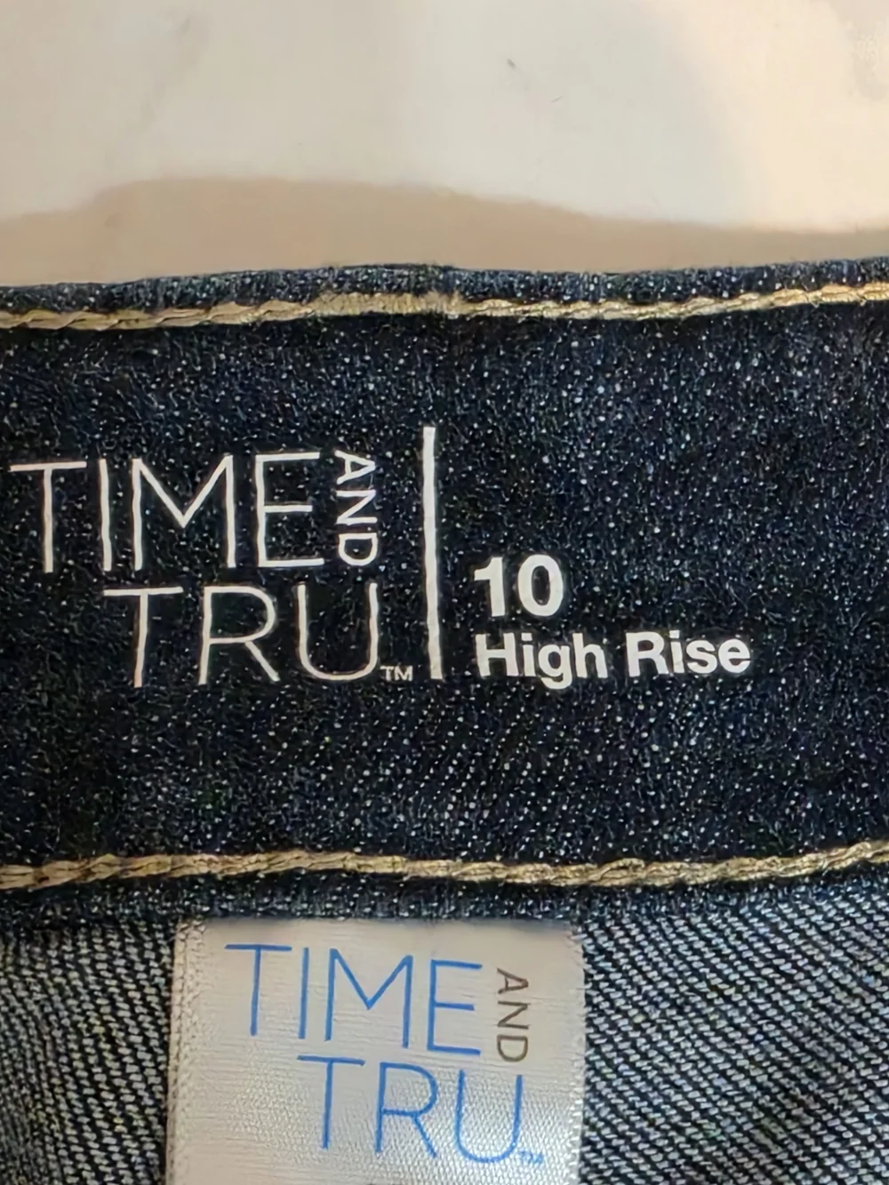 Distressed Denim Shorts 10 Blue Jean Shorts Time & Tru Cut Off Cuffed Summer